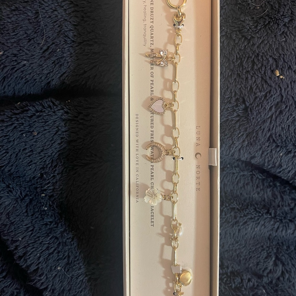 Gold Charm Bracelet